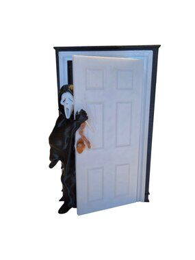 Ghost Door Popcorn Bucket Horror Movie Halloween Popcorn Holder Decor Movie